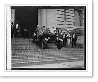 Historic Framed Print, Ford Motor Co. Marine Car at Dist. Bldg., 9/14/26,  17-7/8" x 21-7/8"