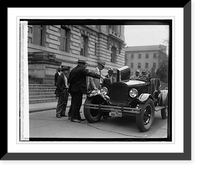 Historic Framed Print, Ford Motor Co. Marine Car at Dist. Bldg., [9/14/26],  17-7/8" x 21-7/8"