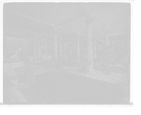 Historic Framed Print, The Lobby, Fort William Henry Hotel, Lake George, N.Y.,  17-7/8" x 21-7/8"