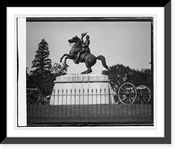 Historic Framed Print, Jackson statue, [Washington, D.C., 11/10/26] - 2,  17-7/8" x 21-7/8"