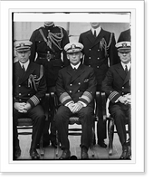 Historic Framed Print, Adm'l. C.S. Williams, 1/5/27,  17-7/8" x 21-7/8"