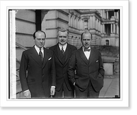 Leland Harrison, J. Butler Wright, Hugh R. Wilson, 2/16/27, Vintage Poster