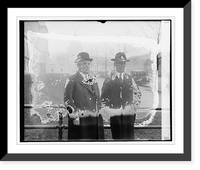 Historic Framed Print, Sen. Chas. S. Deneen & Col. Frank Smith, 1/18/27,  17-7/8" x 21-7/8"