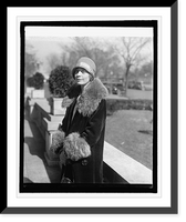 Historic Framed Print, Mrs. J. Mitchell Chase, 3/5/27,  17-7/8" x 21-7/8"