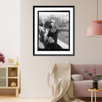 Historic Framed Print, Mrs. J. Mitchell Chase, 3/5/27,  17-7/8" x 21-7/8"