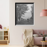 Historic Framed Print, An Adirondack carry, Adirondack Mts., N.Y.,  17-7/8" x 21-7/8"
