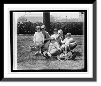 Jas. J. Davis & family, Easter egg rolling, 4/18/27, Vintage Poster