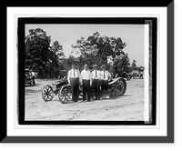 Historic Framed Print, Ford Motor Co., Tractor Road Show, Mathers Howard,  17-7/8" x 21-7/8"