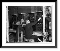 Testing installation for broadcasting the Inauguration, 2/27/29, Antique Wall Art