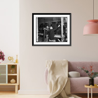 Testing installation for broadcasting the Inauguration, 2/27/29, Antique Wall Art
