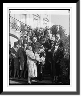 Historic Framed Print, Mrs. Coolidge & Hazel Arth, [2/12/29] - 3,  17-7/8" x 21-7/8"