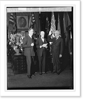 Secty. Good swearing in, 3/6/29, Historic Reproduction