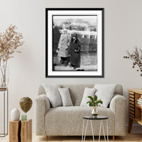 Newt Butler & Mrs. J.K. Carrons, 3/6/29, Vintage Wall Art