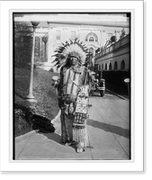 Historic Framed Print, Chief Dan'l Pretty Bird, 3/7/29,  17-7/8" x 21-7/8"