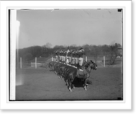 Monkey Drill, Ft. Myer, 3/13/29 - 2 Classic, Antique Print
