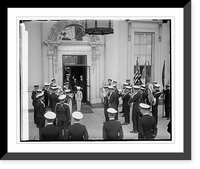 Young Australian League Band at White House, 3/7/29, Antique Poster