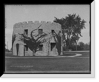 Historic Framed Print, The Old round tower, Fort Snelling, Minn.,  17-7/8" x 21-7/8"