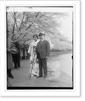 Historic Framed Print, Amb. Katsuji, Debuchi & daughter Takako, [3/29/29],  17-7/8" x 21-7/8"