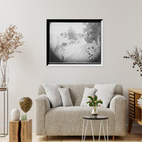 Historic Framed Print, View of Toledo beach from chutes, Toledo, Ohio,  17-7/8" x 21-7/8"