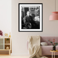 Historic Framed Print, Ernest L. Jachuke, 4/1/29 - 2,  17-7/8" x 21-7/8"