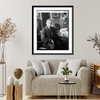 Historic Framed Print, Ernest L. Jachuke, 4/1/29 - 2,  17-7/8" x 21-7/8"