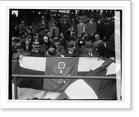 Historic Framed Print, Hoover, Opening game, 1929, 4/17/29 - 2,  17-7/8" x 21-7/8"