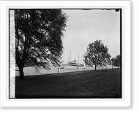 Historic Framed Print, The Lyndonia Cyrus H.K. Curtis' yacht, 4/10/29,  17-7/8" x 21-7/8"