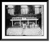 Historic Framed Print, Commencement exercises, Annapolis, 6/6/29 - 2,  17-7/8" x 21-7/8"