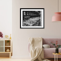 Historic Framed Print, Commencement exercises, Annapolis, 6/6/29 - 3,  17-7/8" x 21-7/8"