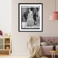La Follette Statue, Statuary Hall, 4/29/29 - 3, Vintage Wall Art