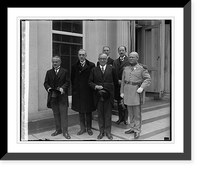 Paul Claudel & delegates to Society of Cincinnati, 6/3/29, Historic Reproduction