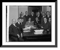 Historic Framed Print, Labor Representation & Fed. Radio Com., 4/18/29,  17-7/8" x 21-7/8"