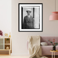 Historic Framed Print, Chas. Evans Hughes, Jr., 6/5/29,  17-7/8" x 21-7/8"