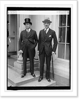 Senor Don Julian Euciso & Alegandro E. Shaw, 5/15/29, Historic Print