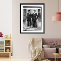 Senor Don Julian Euciso & Alegandro E. Shaw, 5/15/29, Historic Print
