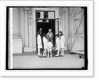 Historic Framed Print, Mrs. Hoover, May Day, 5/1/29 - 3,  17-7/8" x 21-7/8"