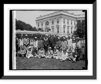 Hoover & spelling bee winners, 5/3/29, Antique Print