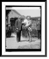 Historic Framed Print, Hoover receiving Buddy Poppy, [4/24/29],  17-7/8" x 21-7/8"