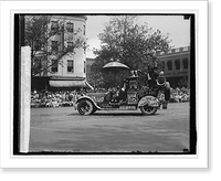 Historic Framed Print, Firemen's Labor Day [parade],  17-7/8" x 21-7/8"