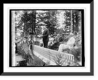 Hoover at Madison, Va., celebration; Gov. Byrd of Va. speaking, 8/17/29, Antique Poster
