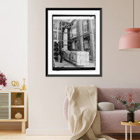 Historic Framed Print, Bureau of Standards, testing concrete beams, 8/24/29 - 2,  17-7/8" x 21-7/8"