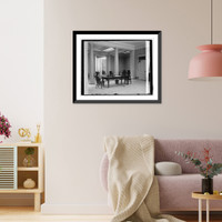 Historic Framed Print, Remodeled executive offices, 9/11/29,  17-7/8" x 21-7/8"