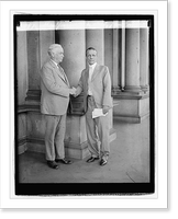 Theo. Roosevelt, Jr. & Secty. of War Good, 9/11/29 Classic, Historic Reproduction