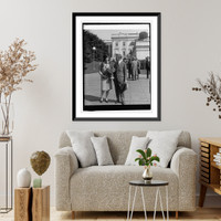 Richard Hoyt & daughter Eleanor, 10/10/29, Antique Wall Art