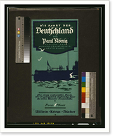 Historic Framed Print, Die Fahrt der Deutschland von Paul Koumlnig. Amar.,  17-7/8" x 21-7/8"