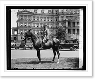 Historic Framed Print, Cong. Geo. H. Wickham, 7/9/29,  17-7/8" x 21-7/8"