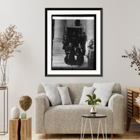 Historic Framed Print, Ramsay MacDonald at Geo. Wash. Univ., 10/9/29,  17-7/8" x 21-7/8"
