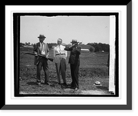 Historic Framed Print, Genl. Simmons inspecting new rifile, 7/2/29 - 2,  17-7/8" x 21-7/8"