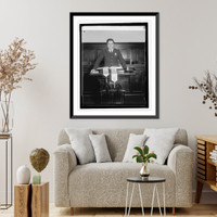 Black & White Photo - Rev. Harley Metcalf, 1929 - Antique Wall Decor Print