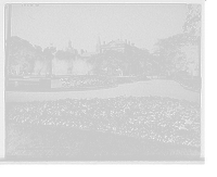 Historic Framed Print, Fountain and Elks Temple, Pittsburgh, Pa.,  17-7/8" x 21-7/8"